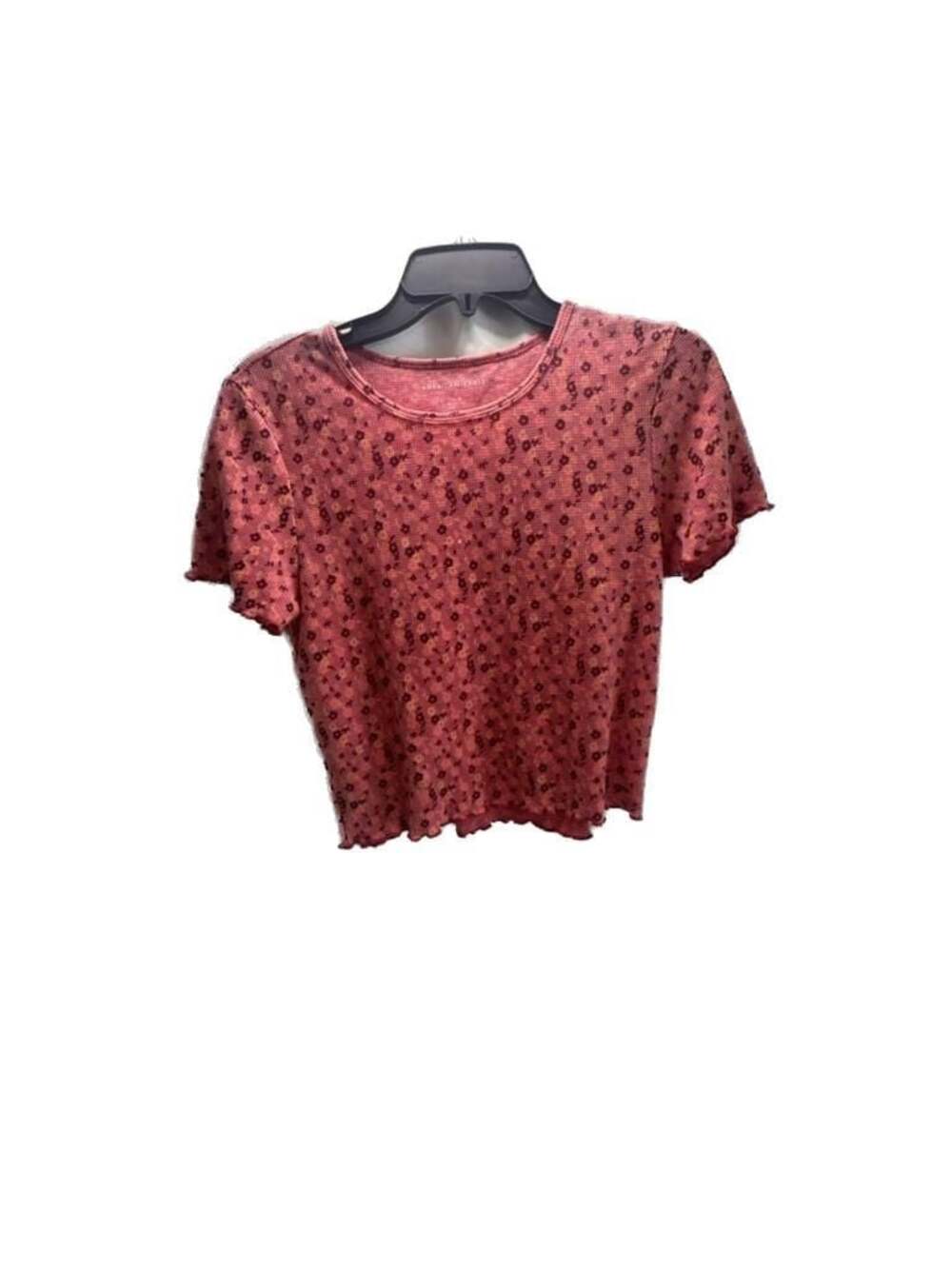 American Eagle Outfitters Womens 3/4 Sleeve Black Scoop Top Shirt XS (B-7-)